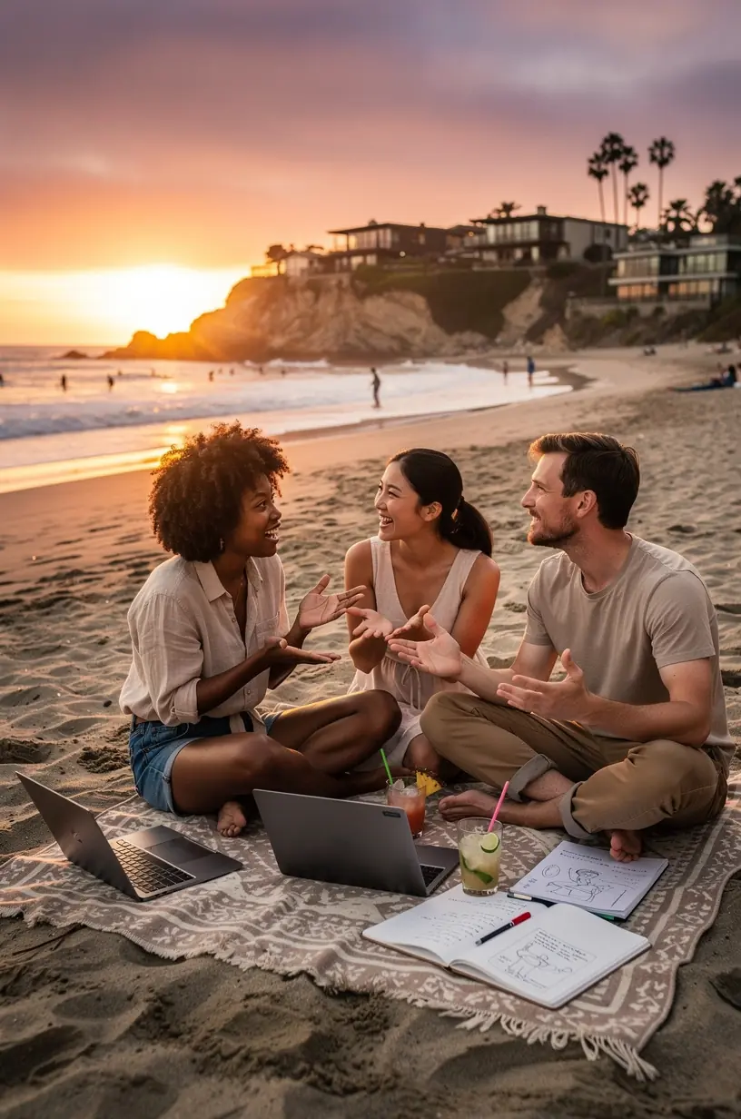 Professional team collaboration